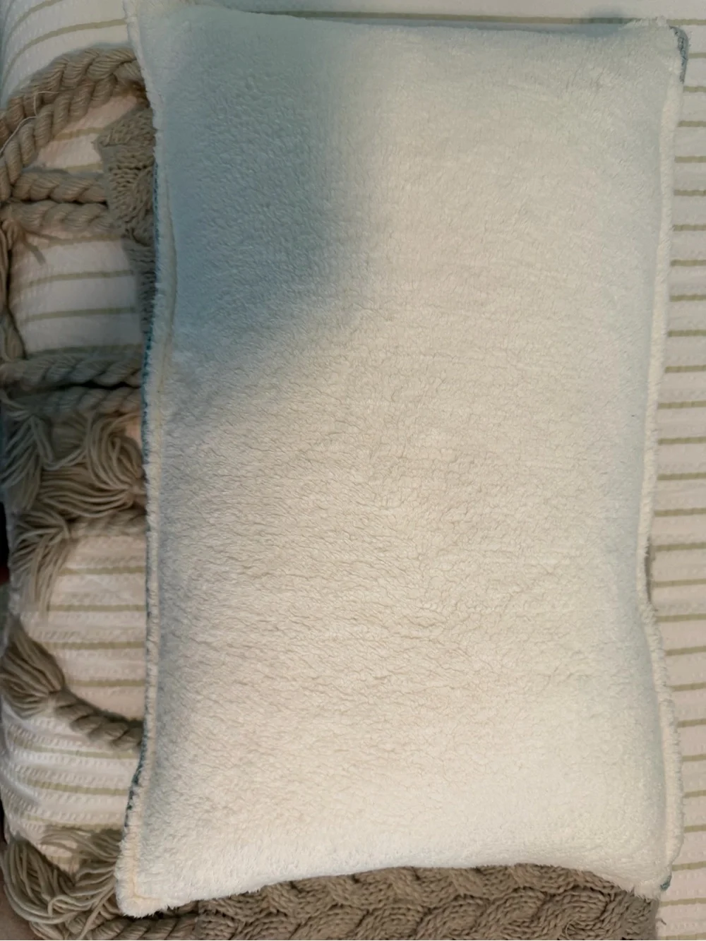 Pom Pom at Home Humboldt Pillow in Sky, 14” × 24” *NEW ( discontinued online)